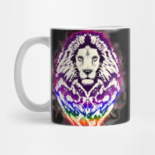 Lion Psychedelic Pop Art Mug